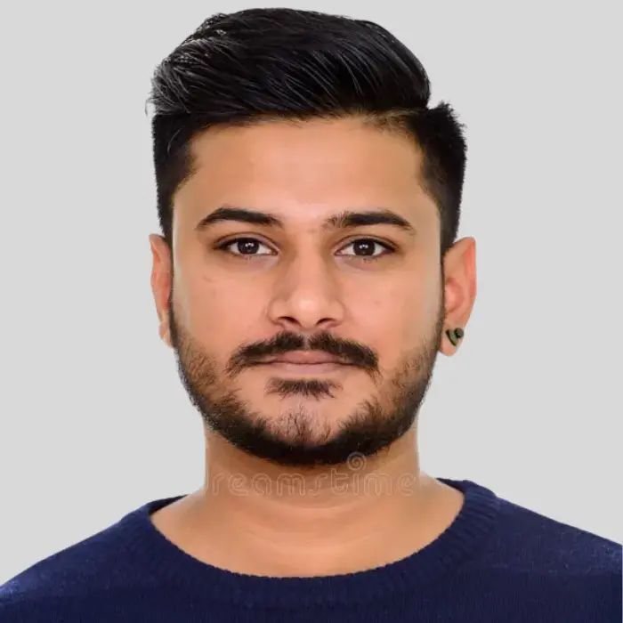 It is an image of male director of pharma startup