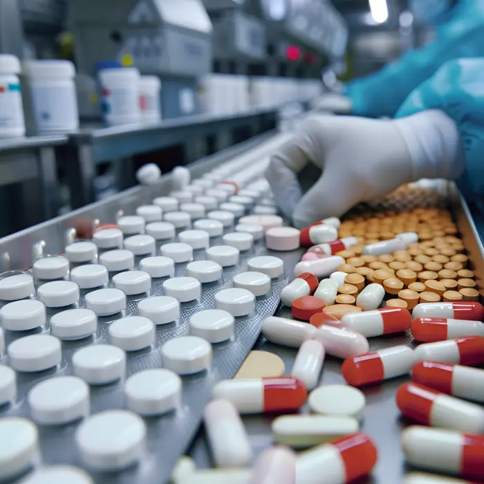 It is an image of a drug manufacturing company.