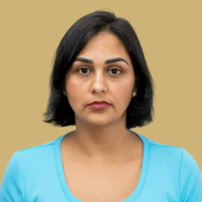 It is an image of female medical consultant