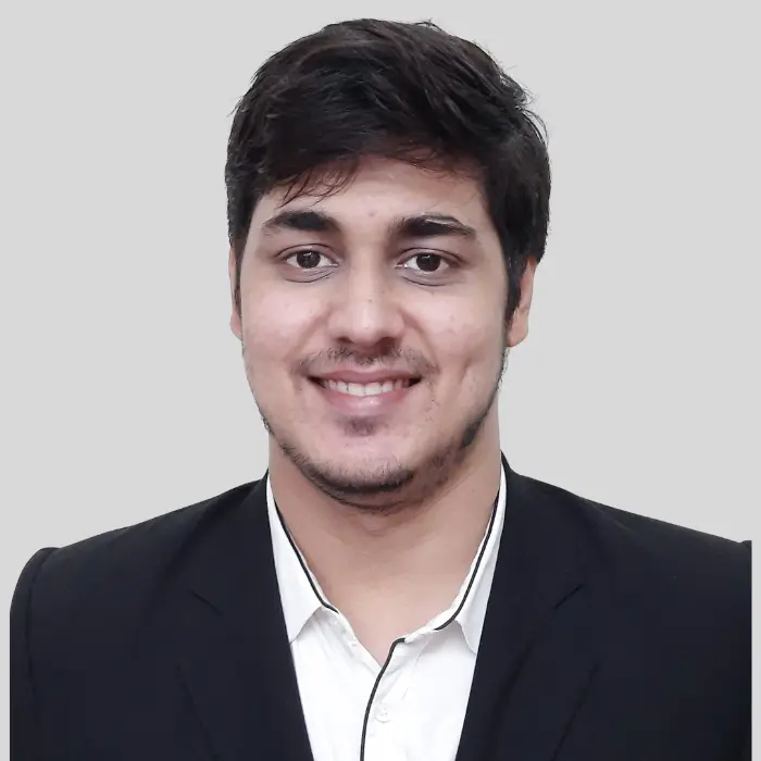 It is an image of male pharma export manager